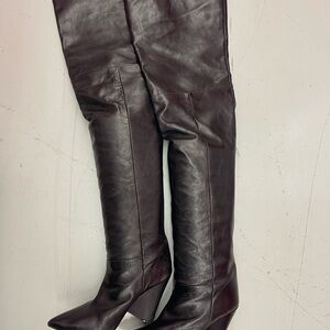 Isabel Marant Dark Brown Over the Knee Boots